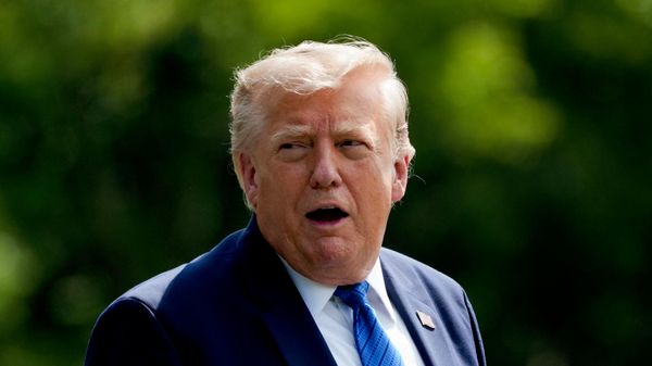 President Donald Trump departs following a cabinet meeting at Camp David, near Thurmont, Md., Friday, July 31, 2026 - Sputnik International