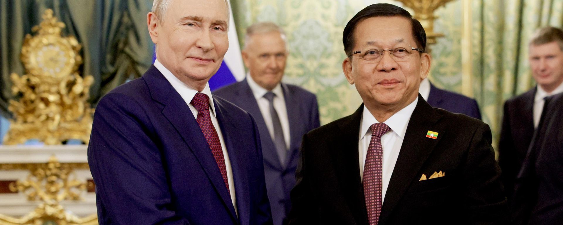 Russian President Vladimir Putin and Myanmar President Min Aung Hlaing in Moscow - Sputnik International, 1920, 18.08.2026