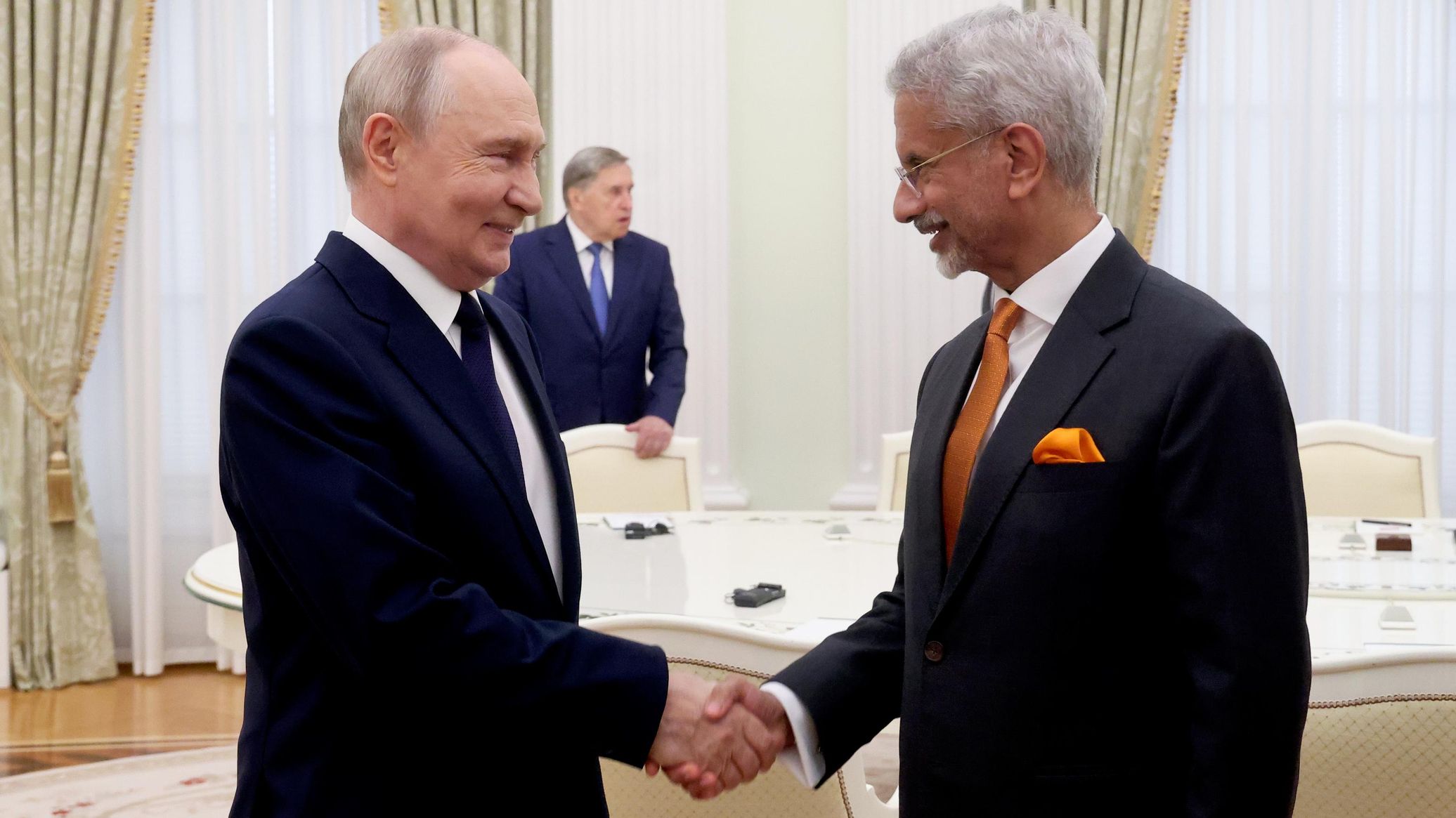 Putin Meets Indian Foreign Minister Jaishankar in Kremlin