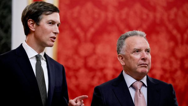 Steve Witkoff and Jared Kushner prior to their meeting with Russian President Vladimir Putin in Moscow. September 5, 2026 - Sputnik International