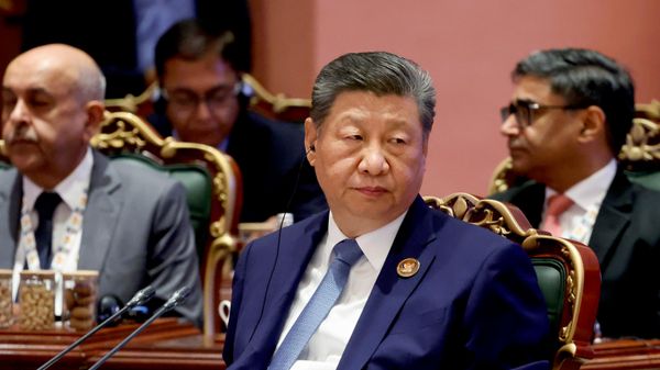 Chinese President Xi Jinping at the BRICS summit in India - Sputnik International