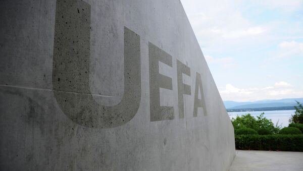 A four-way meeting between Football Union of Russia, Football Federation of Ukraine, UEFA and FIFA was held at UEFA headquarters in Nyon, Switzerland - Sputnik International