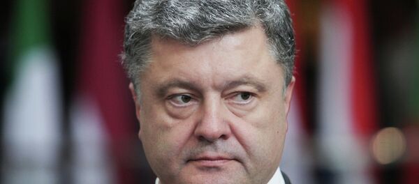 Ukrainian President Petro Poroshenko - Sputnik International