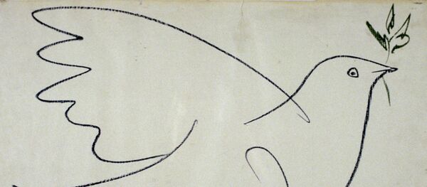 Reproduction of Dove with Olive Branch picture by Pablo Picasso - Sputnik International