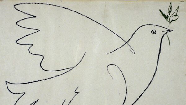Reproduction of Dove with Olive Branch picture by Pablo Picasso - Sputnik International