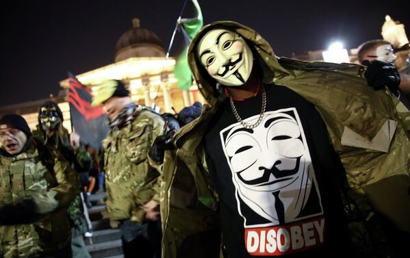 Million Mask March: Hacktivists Against Mass Surveillance - Sputnik International