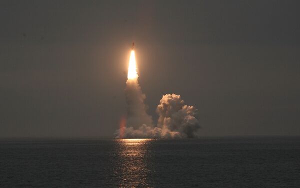 Launch of a Bulava SLBM - Sputnik International