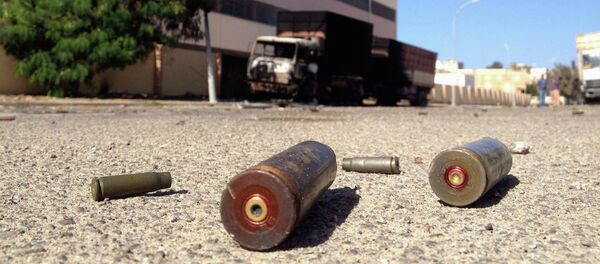 According to a Human Rights Watch report, there are credible evidence showing the use of antipersonnel landmines by one or more militia groups dugin the armed conflict at Tripoli Airport in July and August 2014. According to a Human Rights Watch report, there are credible evidence showing the use of antipersonnel landmines by one or more militia groups dugin the armed conflict at Tripoli Airport in July and August 2014. - Sputnik International