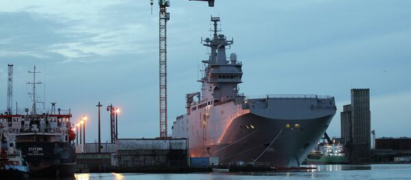 France Russian Warship - Sputnik International