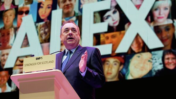 Alex Salmond at SNP conference - Sputnik International