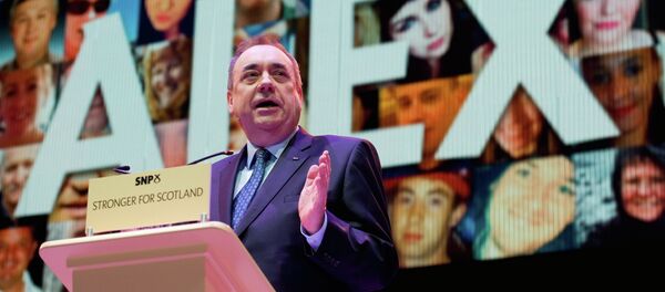 Alex Salmond at SNP conference Alex Salmond at SNP conference - Sputnik International