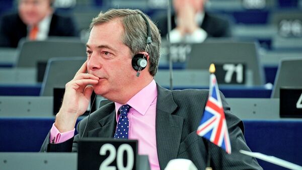 Nigel Farage, leader of the UK Independence Party - Sputnik International