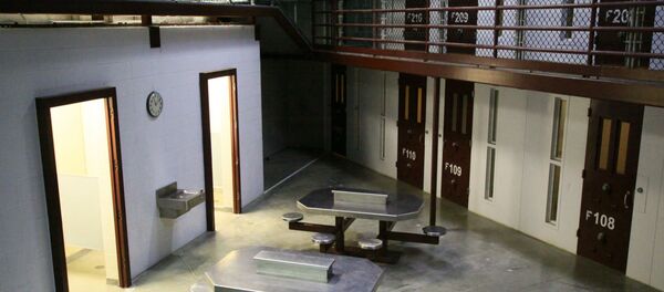 The interior of a communal cellblock at Camp VI, a prison used to house detainees at the U.S. Naval Base at Guantanamo Bay The interior of a communal cellblock at Camp VI, a prison used to house detainees at the U.S. Naval Base at Guantanamo Bay - Sputnik International