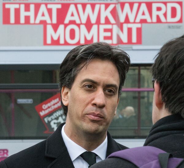 Ed Miliband in Manchester, Britain, 2014 - Sputnik International