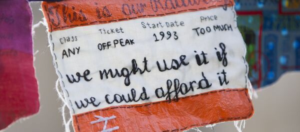 Anti-privatisation petition, London - Sputnik International