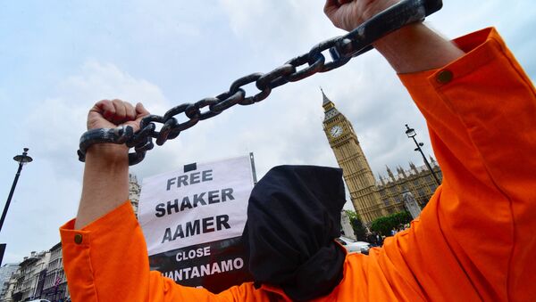 Protest to close Guantanamo Bay, London - Sputnik International