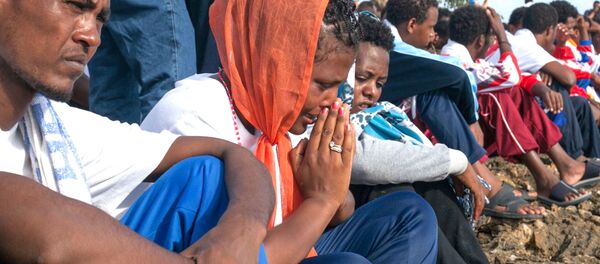 Commemoration ceremony for asylum seekers drowned trying to reach island of Lampedusa, Italy Commemoration ceremony for asylum seekers drowned trying to reach island of Lampedusa, Italy - Sputnik International