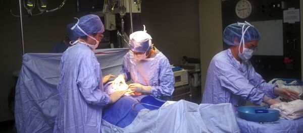 NHS operating theatre NHS operating theatre - Sputnik International