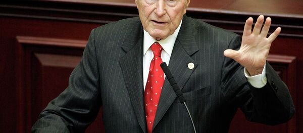 Former President George H. W. Bush speaks at a leadership forum, Monday, Dec. 4, 2006, in Tallahassee, Fla. Bush was invited to the forum by his son Gov. Jeb Bush. Former President George H. W. Bush speaks at a leadership forum, Monday, Dec. 4, 2006, in Tallahassee, Fla. Bush was invited to the forum by his son Gov. Jeb Bush. - Sputnik International