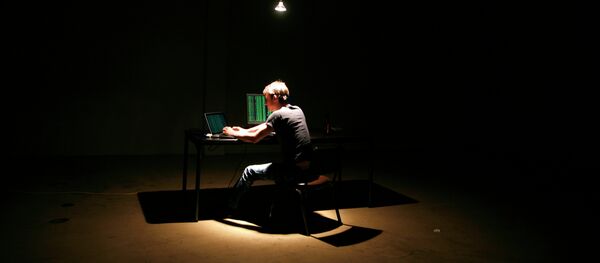 Lone Hacker in Warehouse Lone Hacker in Warehouse - Sputnik International