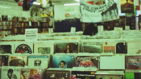 Vinyls in record store - Sputnik International