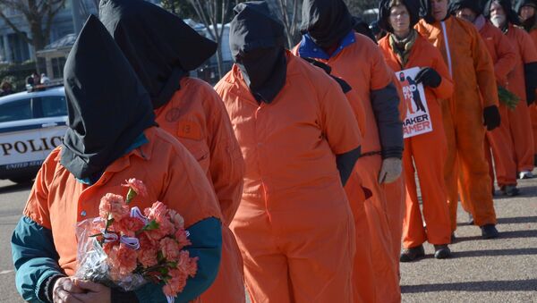 Guantanamo protest - Sputnik International