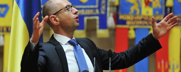 Ukraine's Prime Minister Arseny Yatsenyuk Ukraine's Prime Minister Arseny Yatsenyuk - Sputnik International