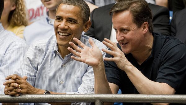 David Cameron on a visit to Washington - Sputnik International