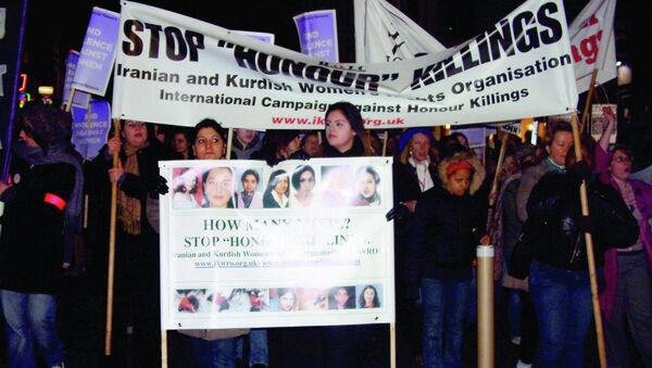 Protesters against 'honour' killings - Sputnik International