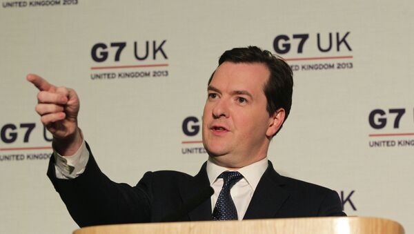 Britain's Chancellor of the Exchequer George Osborne - Sputnik International