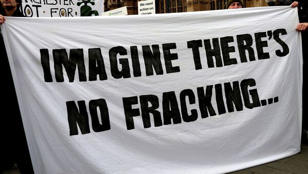 Anti-fracking protest - Sputnik International