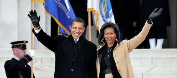 Barack and Michelle Obama in Washington. Barack and Michelle Obama in Washington. - Sputnik International