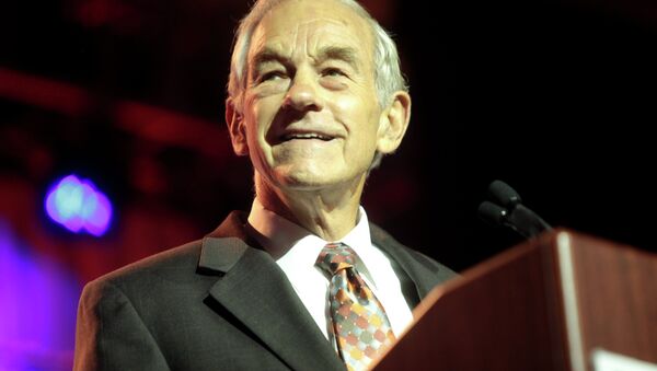 Former Congressman Ron Paul of Texas speaking at the 2014 Liberty Political Action Conference (LPAC) at the Hilton Alexandria Mark Center in Alexandria, Virginia. - Sputnik International