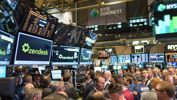 Trading floor of the New York Stock Exchange. - Sputnik International