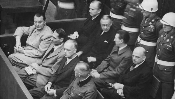 Defendants at the Nuremberg Trials. - Sputnik International
