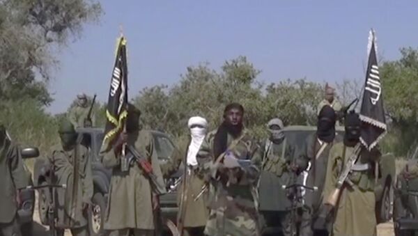 Image taken from video by Nigeria's Boko Haram terrorist network - Sputnik International