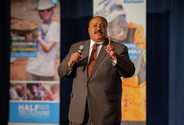 Martin Luther King III, the oldest son, like his father and siblings is a civil rights activist Martin Luther King III, the oldest son, like his father and siblings is a civil rights activist - Sputnik International