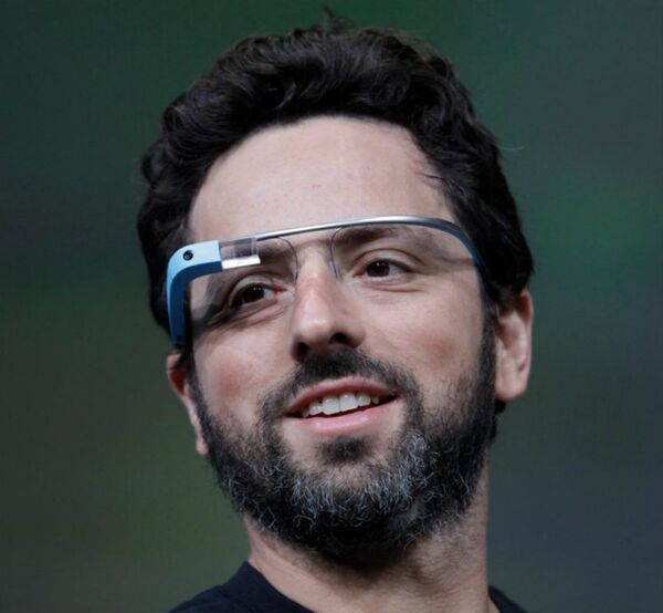 Sergey Brin, co-founder of Google, wears Google Glass Sergey Brin, co-founder of Google, wears Google Glass - Sputnik International