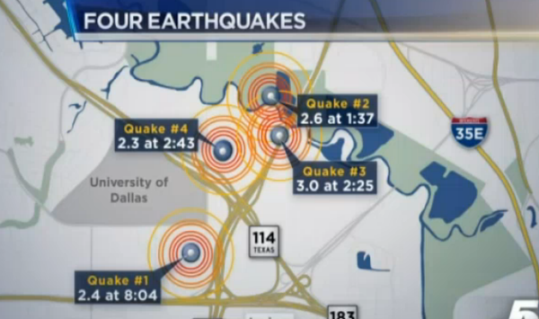 At a town hall meeting in Irving, city officials withheld judgment or comment on the cause of these Texas earthquakes until more information is available. At a town hall meeting in Irving, city officials withheld judgment or comment on the cause of these Texas earthquakes until more information is available. - Sputnik International