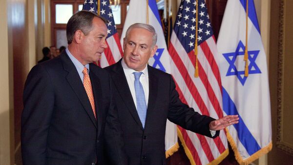 House Speaker John Boehner, left, invited Israeli Prime Minister Benjamin Netanyahu to address a joint session of Congress next month. - Sputnik International