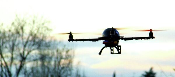 New construction drones will scan job sites from the air and send images to computers to build three-dimensional models of the terrain. - Sputnik International