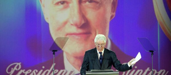 Bill Clinton receives the Salute to Greatness Award in January, 2015. Bill Clinton receives the Salute to Greatness Award in January, 2015. - Sputnik International