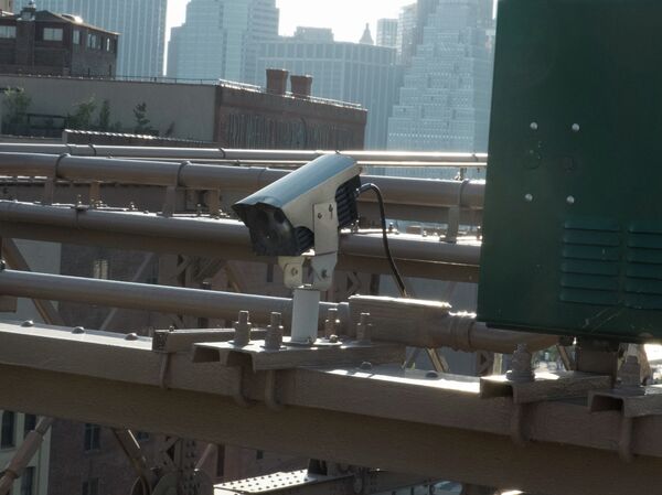 A DEA surveillance program uses high-tech cameras, such as this one in Brooklyn, placed strategically on major highways to collect data about vehicle movements. - Sputnik International