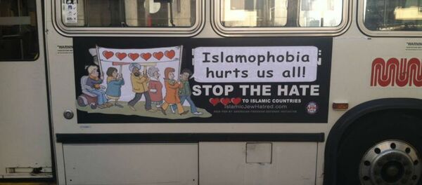 The replacement posters, feature Kamala Khan, a Pakistani-American Marvel Comics superhero, saying Islamophobia hurts us all” and urging “bigotry busters” to “stamp out racism.” The replacement posters, feature Kamala Khan, a Pakistani-American Marvel Comics superhero, saying Islamophobia hurts us all” and urging “bigotry busters” to “stamp out racism.” - Sputnik International