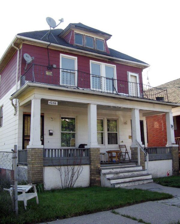 This photo shows the exterior of the Detroit home where Aiyana Stanley-Jones was fatally shot during a police raid in May 2010.  - Sputnik International