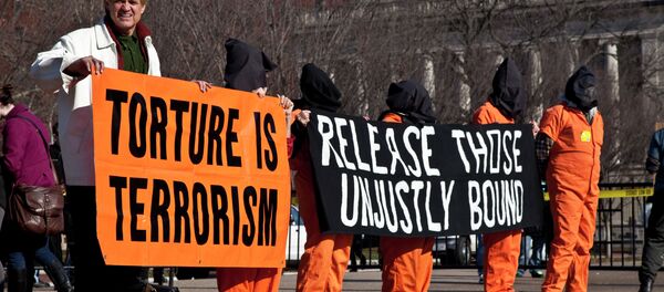 People protest torture outside of the White House in Washington, DC. - Sputnik International