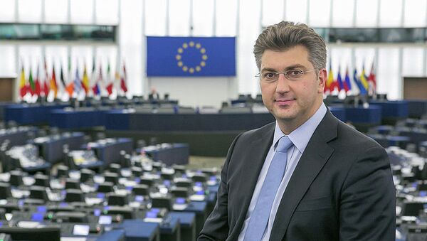 Head of the European Parliament Delegation  Andrej Plenković - Sputnik International