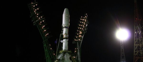 Soyuz-2.1a rocket with six Globalstar 2 satellites onboard. File photo. - Sputnik International