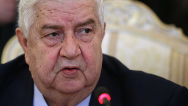 Syrian Foreign Minister Walid Muallem is to visit Moscow. - Sputnik International