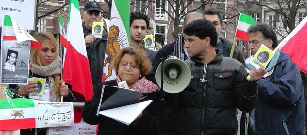 Human rights lawyer Nasrin Sotoudeh was arrested on October 25 as she was participating in a demonstration against a recent string of acid attacks in the city of Esfahan in front of the Interior Ministry. Above: a rally in protest of Sotoudeh's detention. Human rights lawyer Nasrin Sotoudeh was arrested on October 25 as she was participating in a demonstration against a recent string of acid attacks in the city of Esfahan in front of the Interior Ministry. Above: a rally in protest of Sotoudeh's detention. - Sputnik International